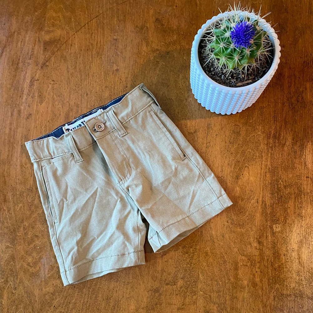 Tailor Vintage Kids Khaki Shorts 2T – Classic Chino Style uniform shorts